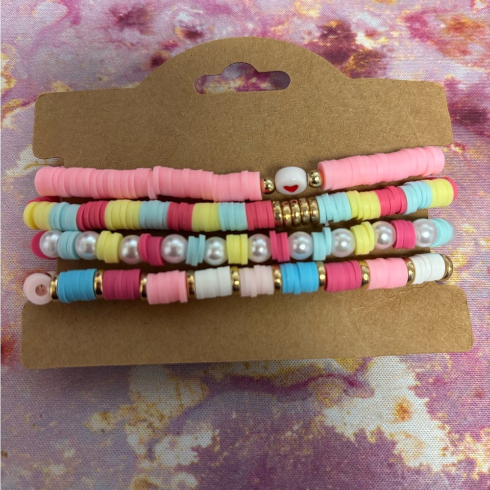Colorful Beaded Bracelet Set